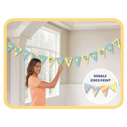 Bluey Bunting Banner